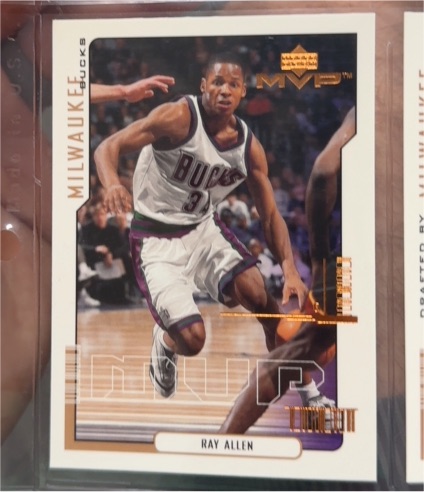 2000-01 Upper Deck MVP #90 Ray Allen — front