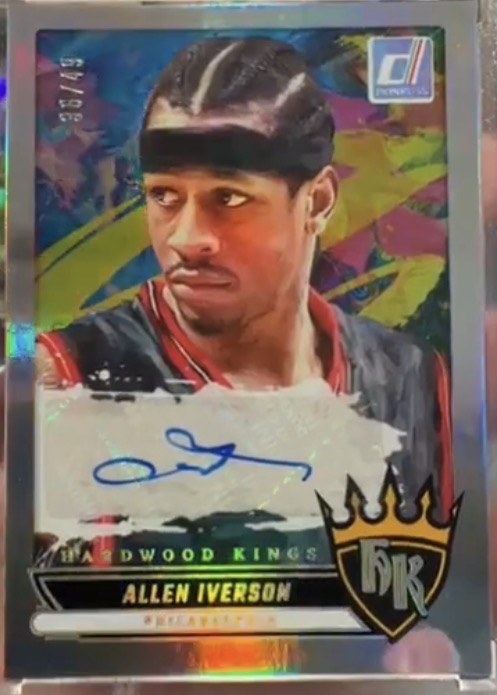 2025-26 Panini Donruss #HWK-AIV Allen Iverson Hardwood Kings — front