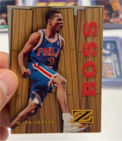 1997-98 Skybox Z-Force Boss #8B Allen Iverson — front
