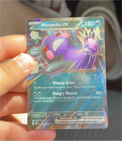 2019 Pokemon Me05: Pitch Black Morpeko ex #055/084 — front