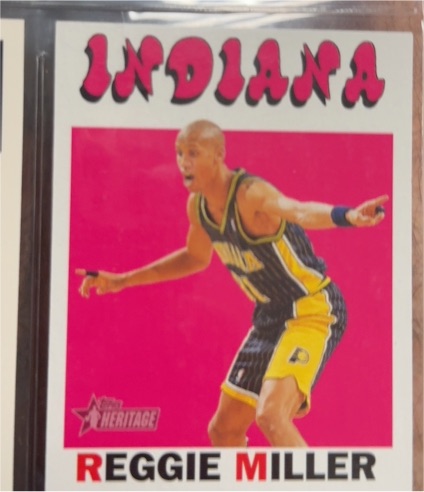 2000-01 Topps Heritage #188 Reggie Miller — front