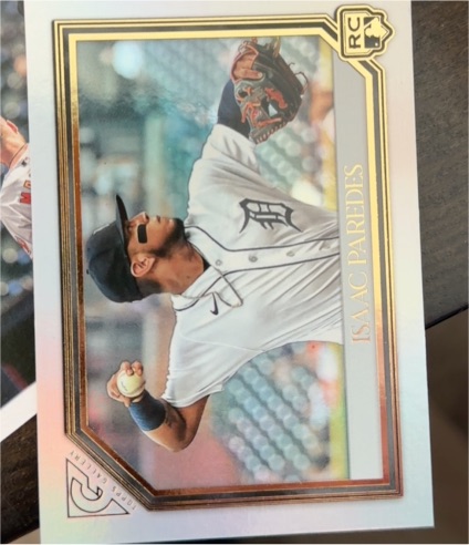 2021 Topps Gallery #25 Isaac Paredes — front