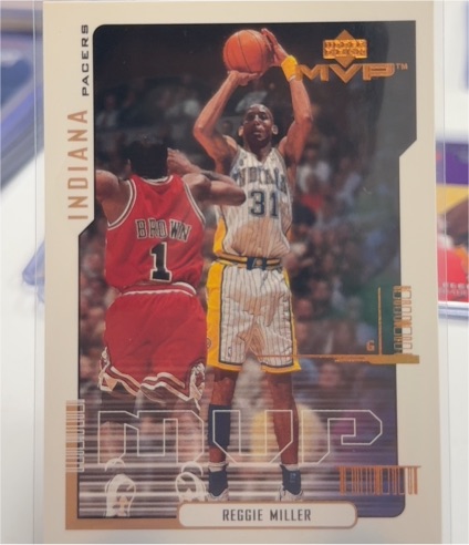 2000-01 Upper Deck MVP #65 Reggie Miller — front