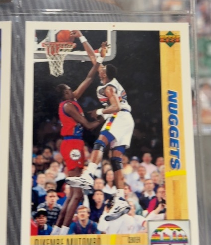1991-92 Upper Deck #446 Dikembe Mutombo — front