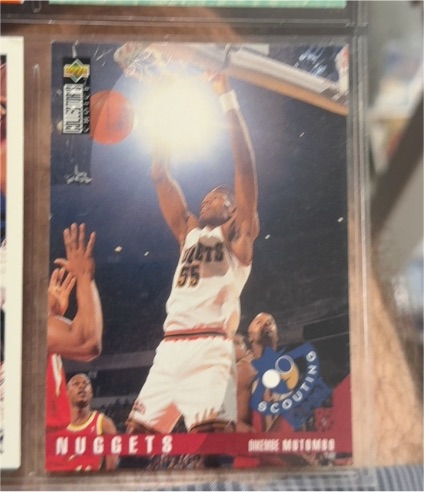 1995-96 Upper Deck Collector's Choice #117 Dikembe Mutombo — front