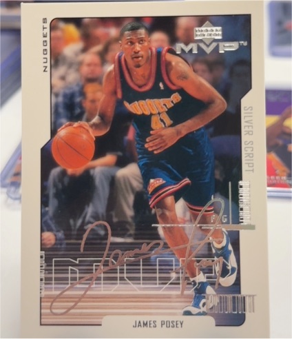 2000-01 Upper Deck MVP #44 James Posey — front