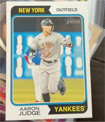 2023 Topps Heritage #152 Aaron Judge — front