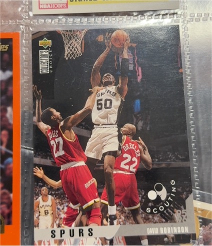 1995-96 Upper Deck Collector's Choice #344 David Robinson — front