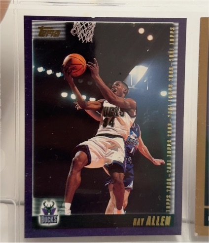 1996-97 Topps #217 Ray Allen — front