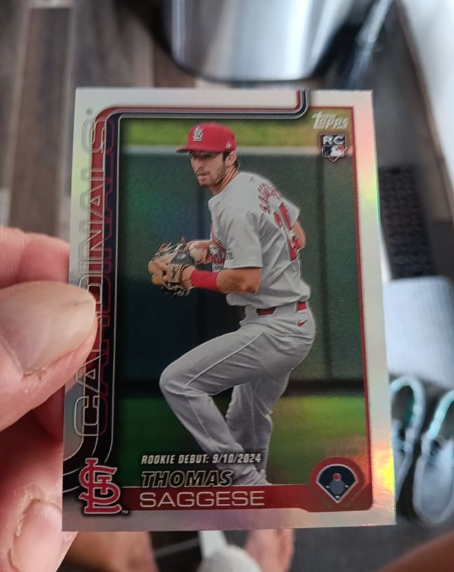 2025 Topps Series 2 #463 Thomas Saggese — front