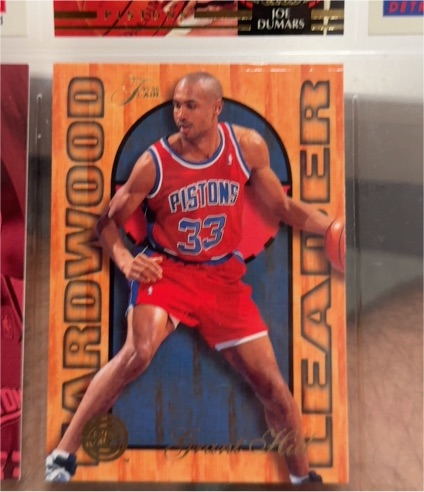 1995-96 Fleer Flair Hardwood Leader #8 Grant Hill — front