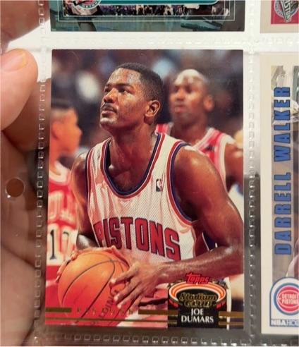 1992-93 Topps Stadium Club #386 Joe Dumars — front
