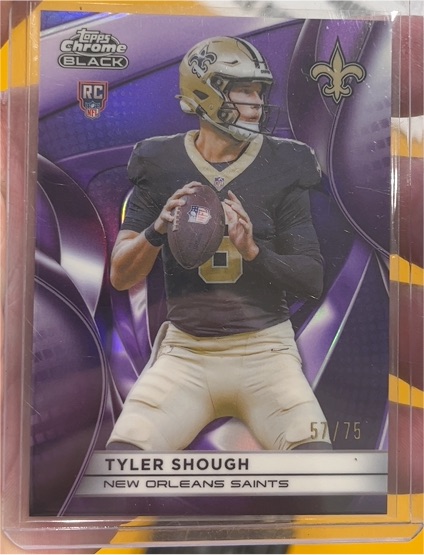 2025 Topps Chrome Black #133 Tyler Shough — front