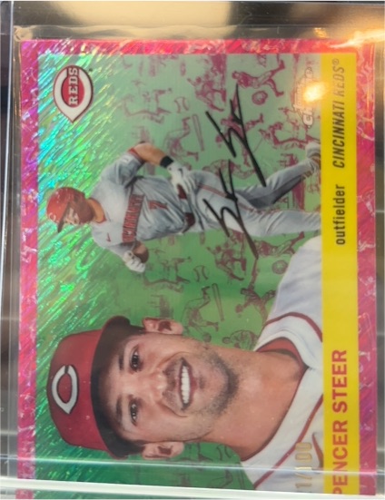2025 Topps Chrome Platinum #47 Spencer Steer — front
