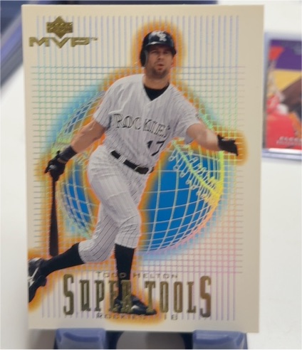 2001 Upper Deck MVP #ST11 Todd Helton Super Tools — front
