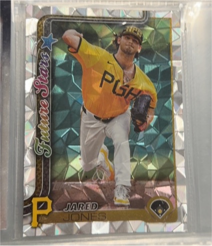 2025 Topps Series 2 #541 Jared Jones Future Stars Diamante Foil — front
