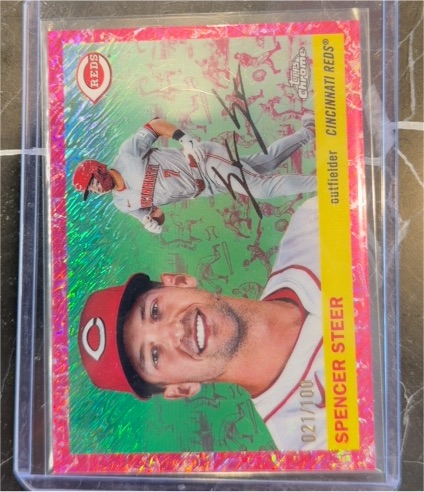 2025 Topps Chrome Platinum #47 Spencer Steer — front