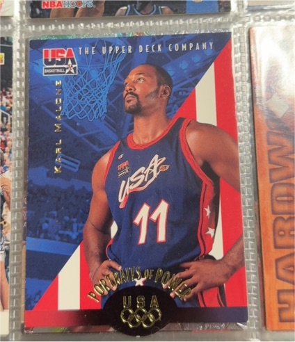 1996 Upper Deck USA Basketball #51 Karl Malone — front