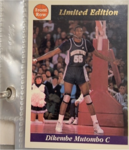 1991 Front Row Limited Edition #2 Dikembe Mutombo — front