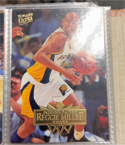 1995-96 Fleer Ultra #76 Reggie Miller — front