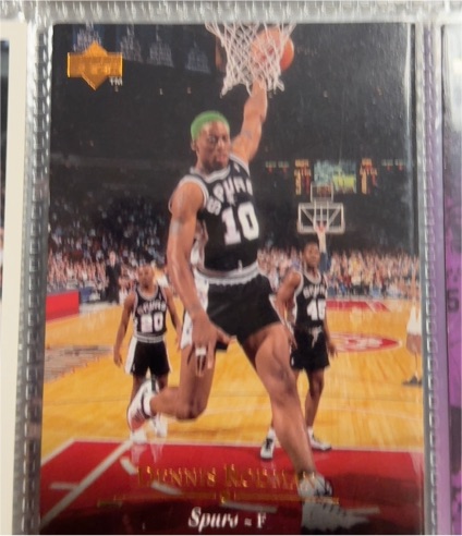 1995-96 Upper Deck #40 Dennis Rodman — front