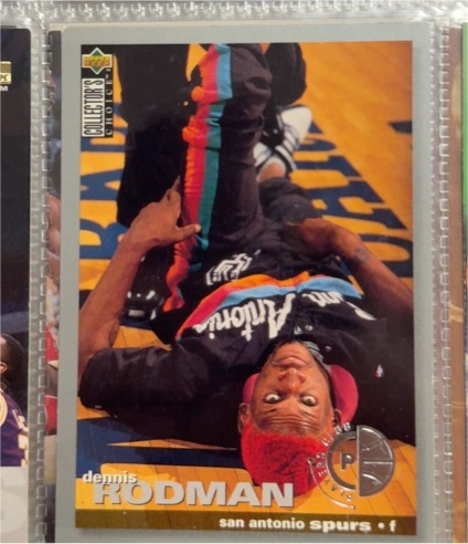 1995-96 Upper Deck Collector's Choice #10 Dennis Rodman — front