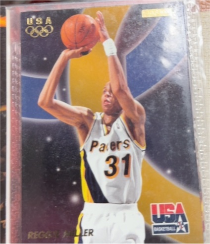 1996 SkyBox USA Basketball #31 Reggie Miller — front