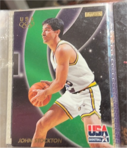 1996 Skybox USA Basketball #20 John Stockton — front