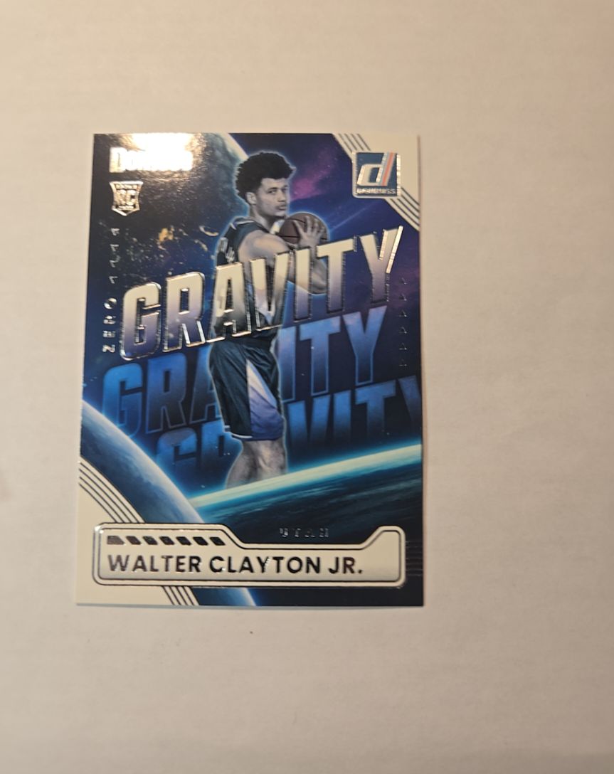 2025-26 Panini Donruss #9 Walter Clayton Jr. Zero Gravity Rookie — front