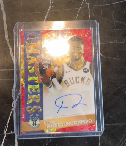 2026 Topps Finest Masters #MA-GA Giannis Antetokounmpo — front