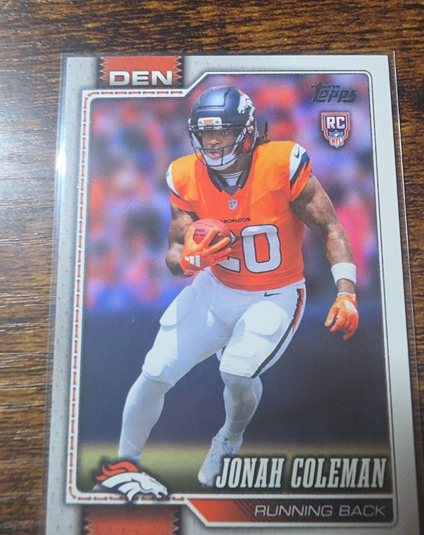 2026 Topps Flagship Football #312 Jonah Coleman — front