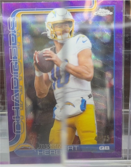 2025 Topps Chrome #158 Justin Herbert — front