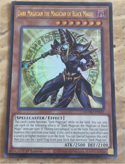 2020 Yu-Gi-Oh! MAMO-EN051 Dark Magician the Magician of Black Magic — front