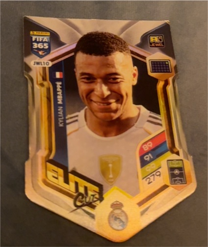 2026 Panini Adrenalyn XL FIFA 365 #JWL10 Kylian Mbappé — front