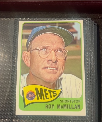 1965 Topps #45 Roy McMillan — front