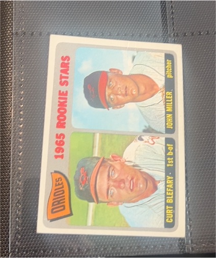 1965 Topps #49 Orioles Rookie Stars Curt Blefary and John Miller — front