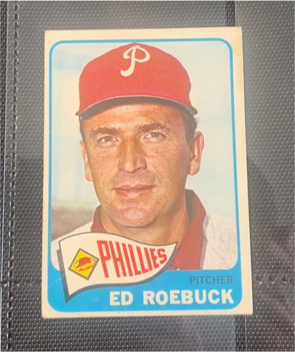 1965 Topps #52 Ed Roebuck Philadelphia Phillies — front