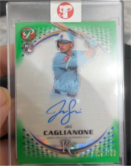 2026 Topps Pristine #PA-JC Jac Caglianone — front