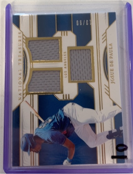2024 Panini National Treasures Baseball #21 Josue De Paula — front