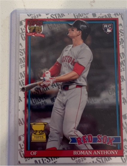 2026 Topps Series 2 75th Anniversary #91B2-11 Roman Anthony — front