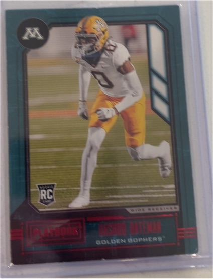 2021 Panini Chronicles Draft Picks Playbook #343 Rashod Bateman — front