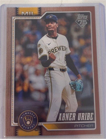 2026 Topps #651 Abner Uribe — front