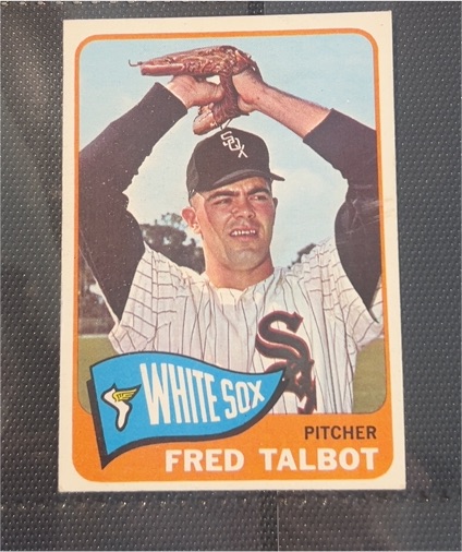 1965 Topps #58 Fred Talbot — front