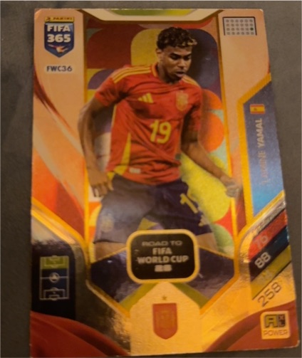 2026 Panini FIFA 365 Adrenalyn XL #FWC36 Lamine Yamal — front