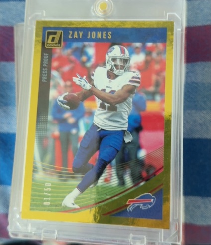 2018 Donruss #34 Zay Jones — front