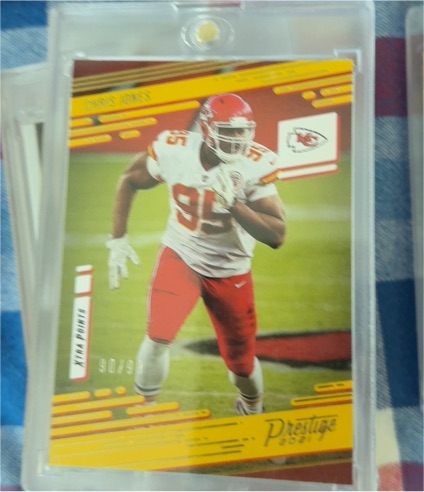 2021 Panini Prestige #93 Chris Jones — front