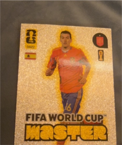 2026 Panini Adrenalyn XL FIFA World Cup Master #DB22 Sergio Busquets — front