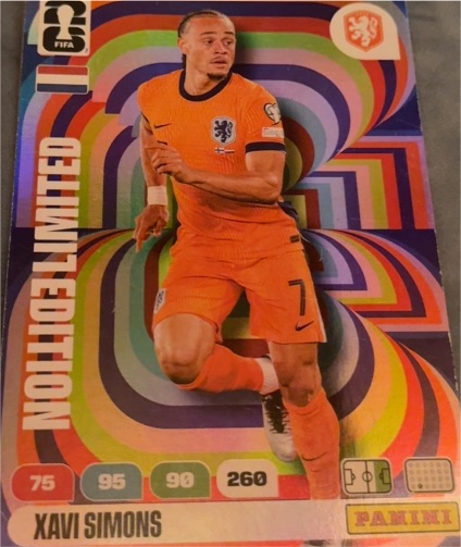 2026 Panini Adrenalyn XL FIFA World Cup #260 Xavi Simons — front
