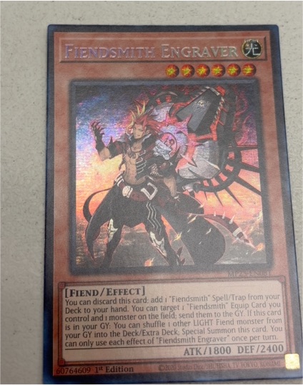 2020 Yu-Gi-Oh! RA04-EN049 Fiendsmith Engraver — front