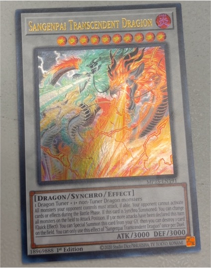 2025 Konami Yu-Gi-Oh! MP25-EN191 Sangenpai Transcendent Dragion — front